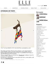 ​ELLE DECORATION-Definitive list of where to find affordable art prints