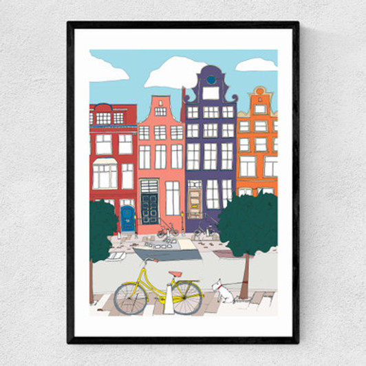 Amsterdam Narrow Black Frame