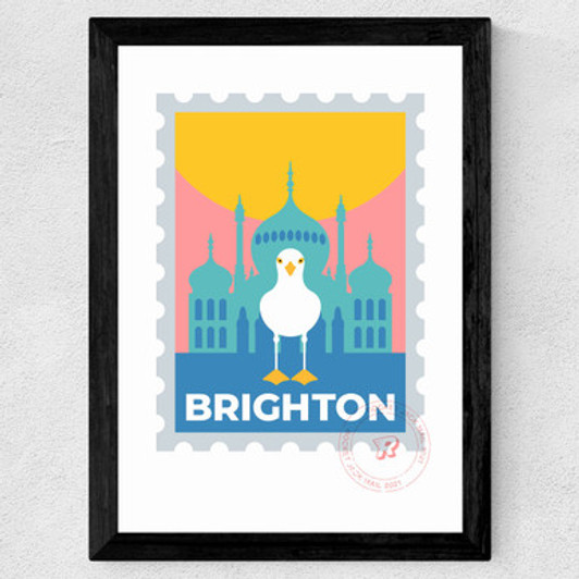 Brighton by Rocket Jack Wide Black Frame