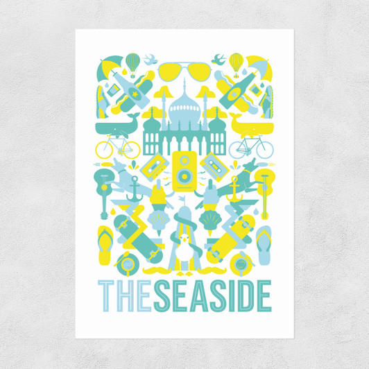 The Seaside Unframed Print