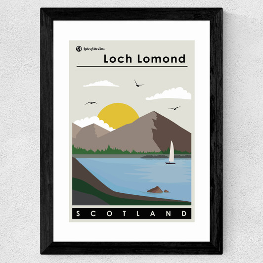 Loch Lomond Wide Black Frame
