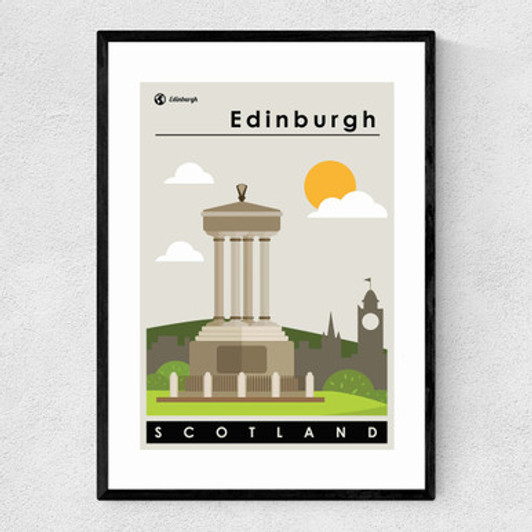 Edinburgh Narrow Black Frame