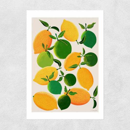 Lemons and Limes Unframed Print