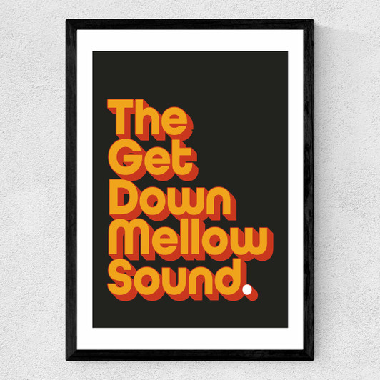 Get Down Mellow Sound Medium Black Frame