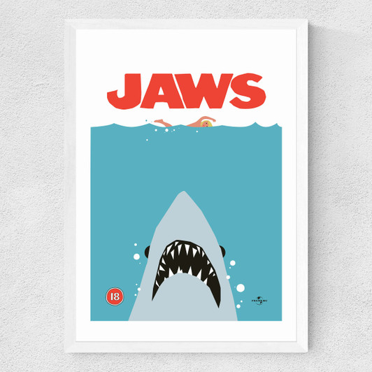 Jaws by Limbo and Ginger Medium White Frame