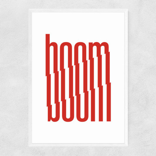 Boom by Rocket Jack Narrow White Frame