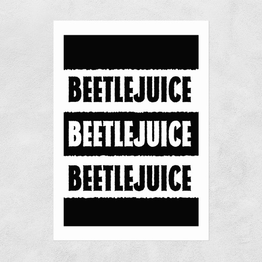 Beetlejuice Unframed Print