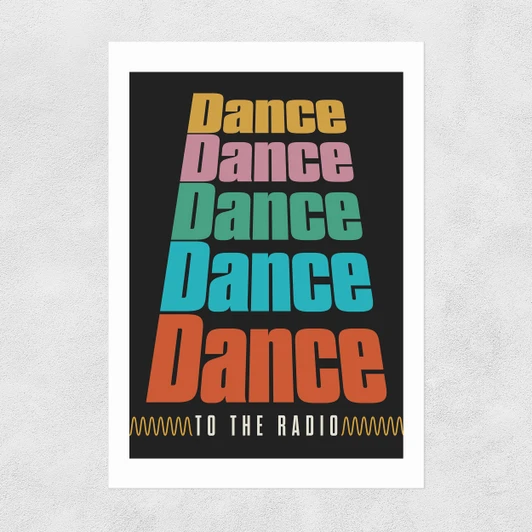 Dance Dance Dance by HollieGraphik Unframed Print