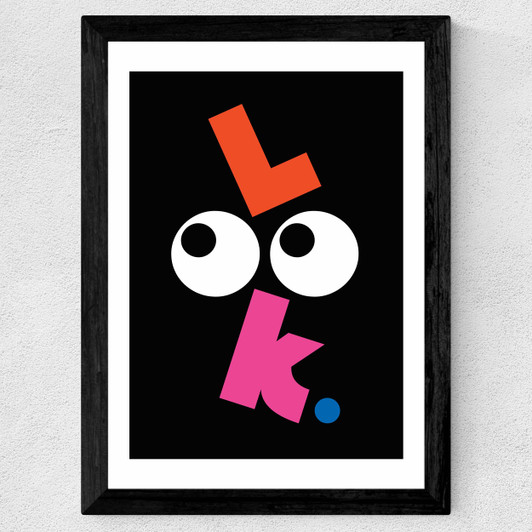 Look Wide Black Frame