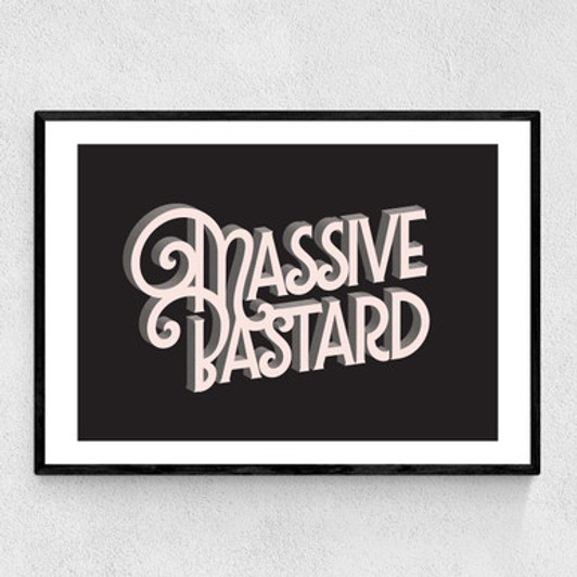 Massive Bstard Narrow Black Frame