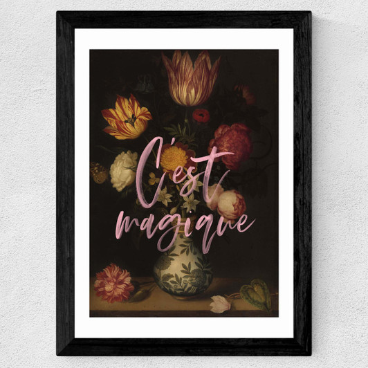 C'est Magique Wide Black Frame