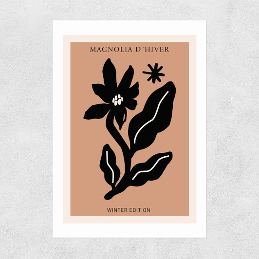 Magnolia d'Hiver Nude Unframed Print