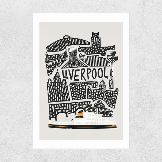 Liverpool Cityscape Unframed Print