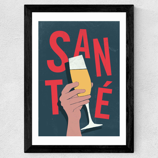 Sante Wide Black Frame