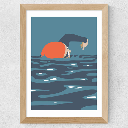 Triathlon Swim Wide Oak Frame