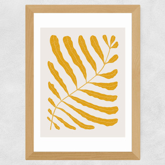 Yellow Plant Wide Oak Frame