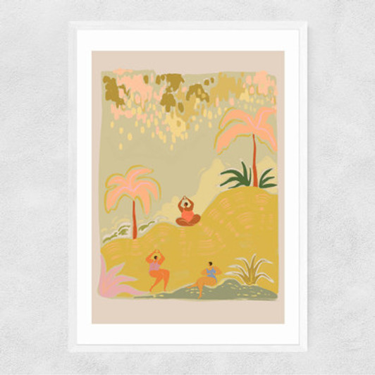 Eden by Arty Guava Narrow White Frame