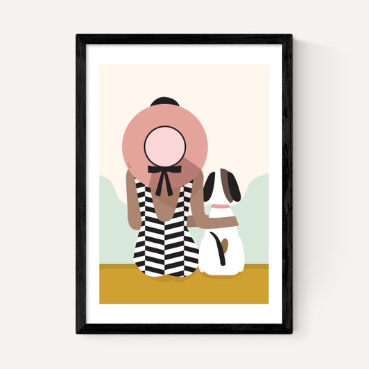 Girl With A Dog