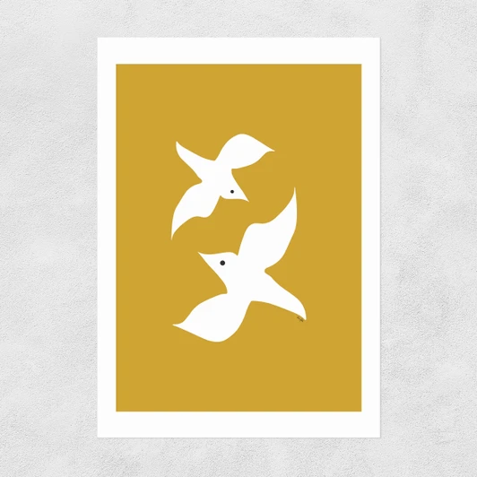 Love Birds In Mustard
