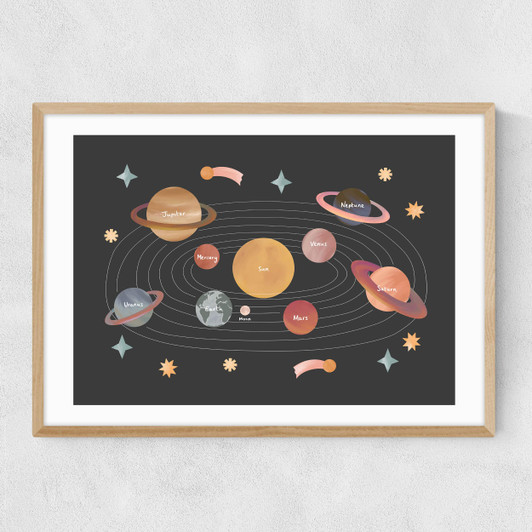 New solar system Oak Narrow Oak Frame
