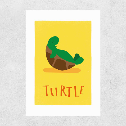 Turtle by Rocket Jack Unframed Print