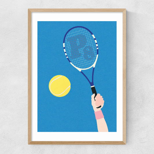 Perfect Serve Narrow Oak Frame