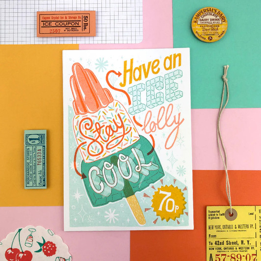 Stay Cool Lollipop Unframed Print