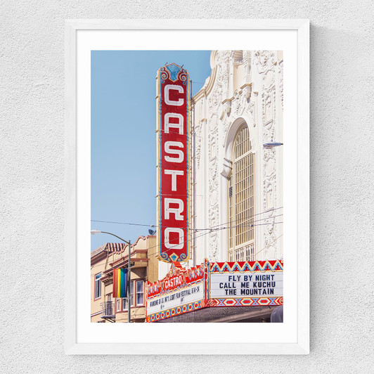 Castro Medium White Frame