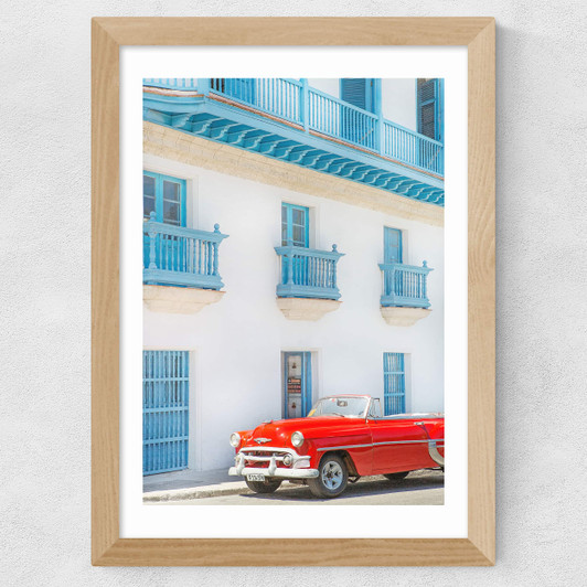 Vintage Havana Wide Oak Frame