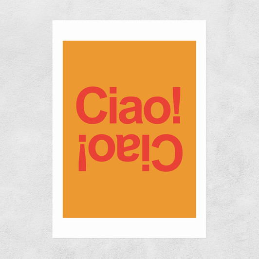 Ciao Unframed Print