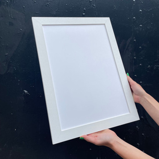 Wide White Frame