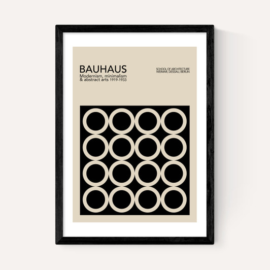 Black And Beige Bauhaus