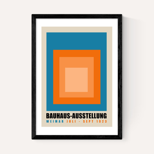 Blue And Orange Bauhaus Ausstellung