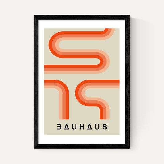 Orange Stripes Bauhaus