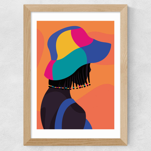 Summer Vibe Wide Oak Frame