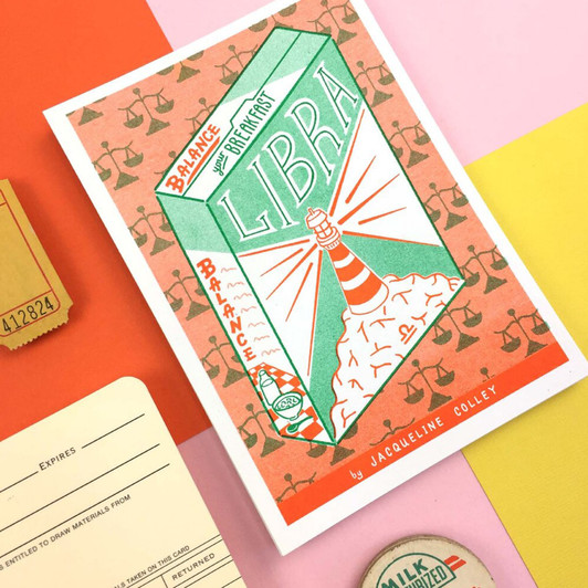 Libra Zodiac Unframed Print