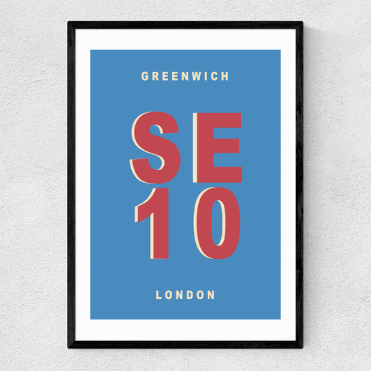 Greenwich SE10 Narrow Black Frame