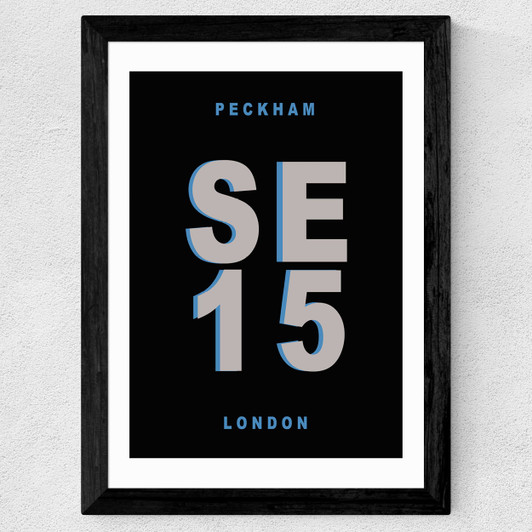 Peckham SE15 Wide Black Frame
