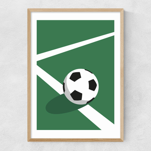 Football Narrow Oak Frame