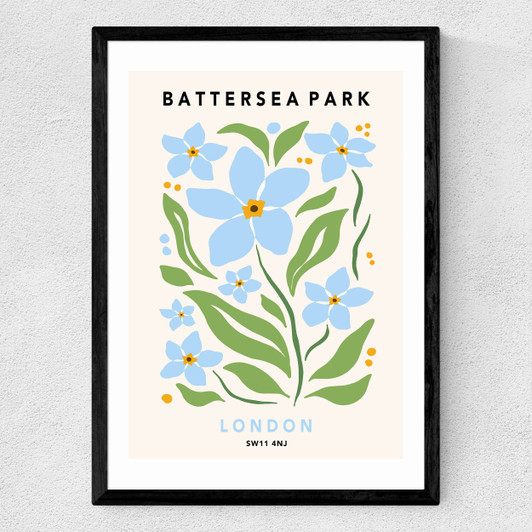 Battersea Park II Medium Black Frame