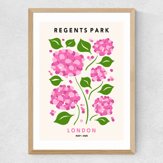 Regents Park II Medium Oak Frame