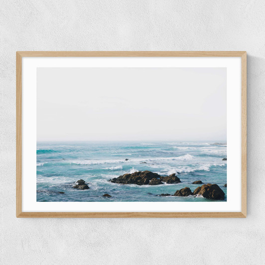 West Coast Blues Narrow Oak Frame