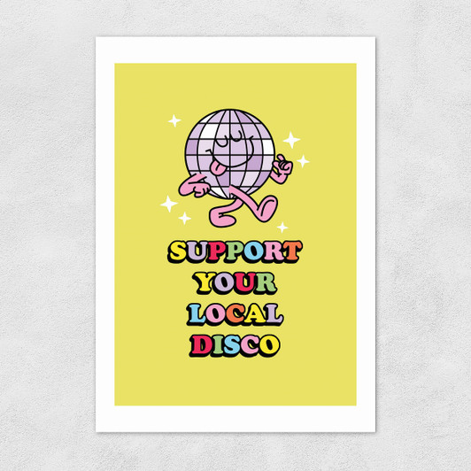 Local Disco Unframed Print