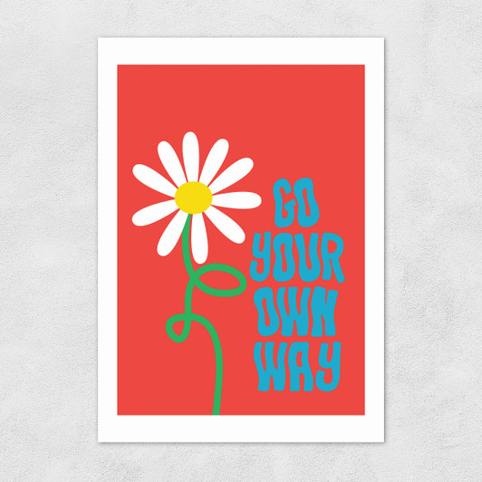 Own Way by The Violet Eclectic Unframed Print