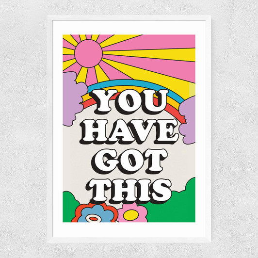 You Have Got This Narrow White Frame