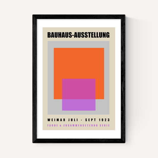 Orange & Purple Bauhaus