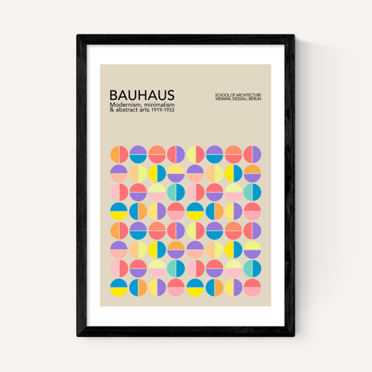 Pastel Circles Bauhaus