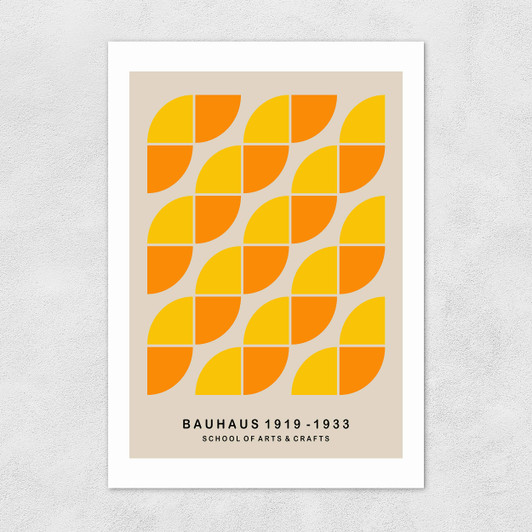 Yellow & Orange Bauhaus