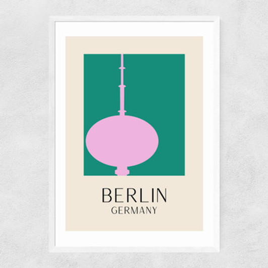 Berlin by Inoui Narrow White Frame