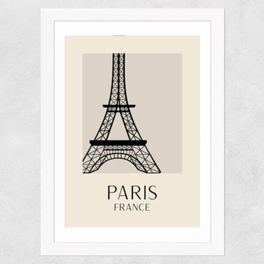 Paris Wide White Frame